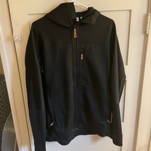 Men’s XL Fjallraven Abisko Trail Fleece Hoodie in Black